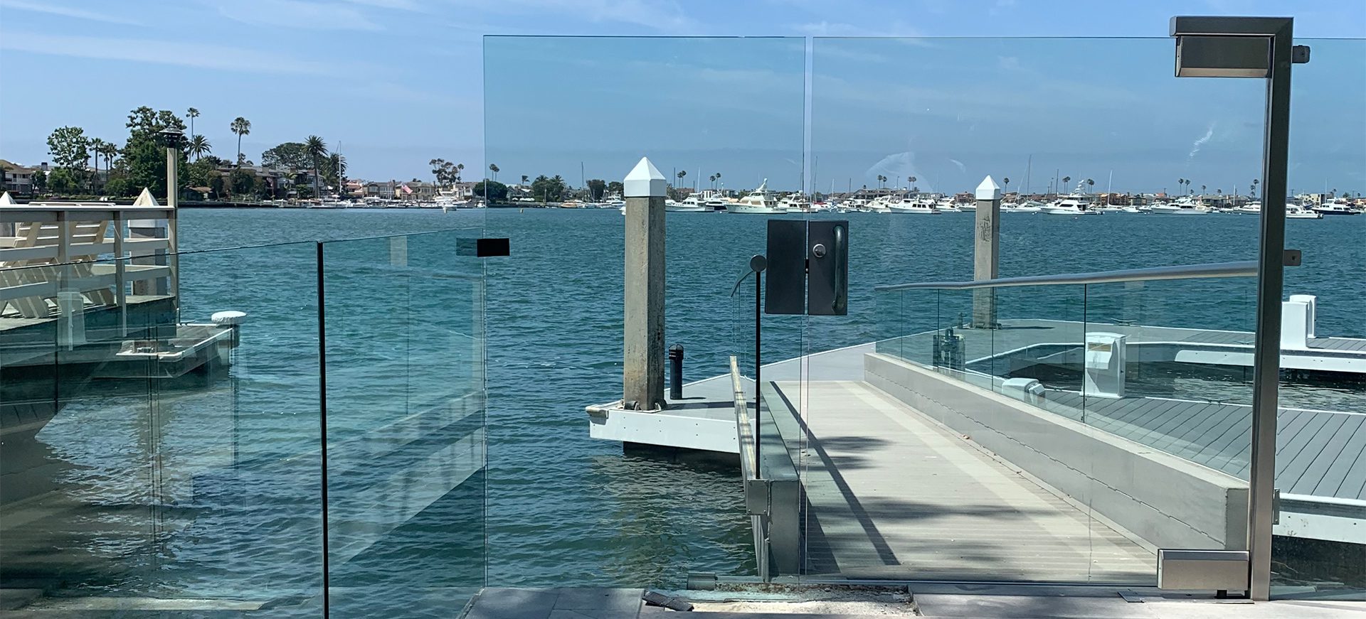 Glass Railing in Newport Beach CA
